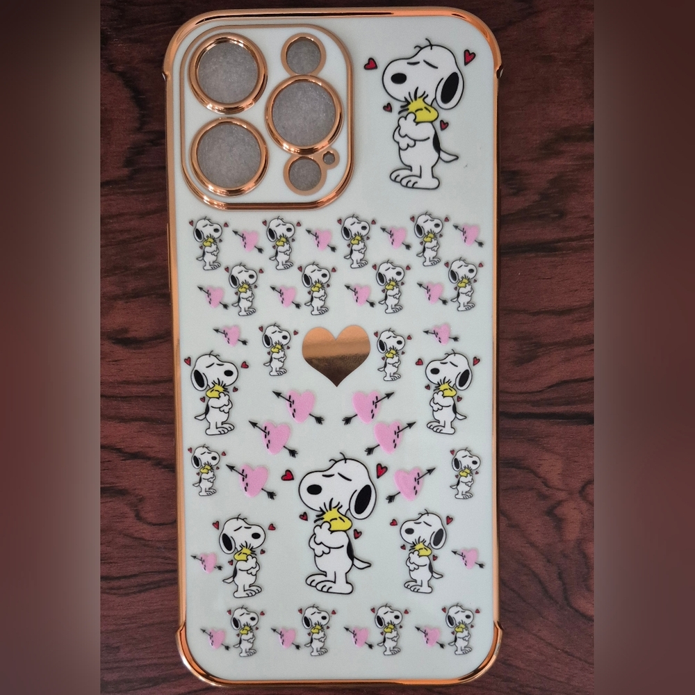 🪻3/$25 Charming Snoopy Love Themed Iphone 14 Pro Max Phone Case